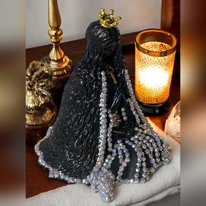 5 inch Black Witch figure.Decorated with rhinestones.